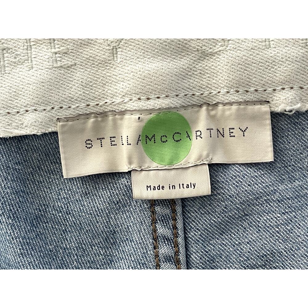Stella McCartney Sz 29 The 70s Flare Jeans Light Wash Mid-Rise Stretch Designer - Picture 15 of 16
